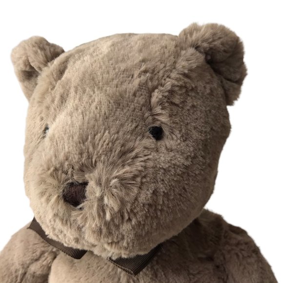 Pottery Barn Kids Teddy Bear Soft Toy Stuffed Animal.  Brown.  Medium. - Picture 3 of 10